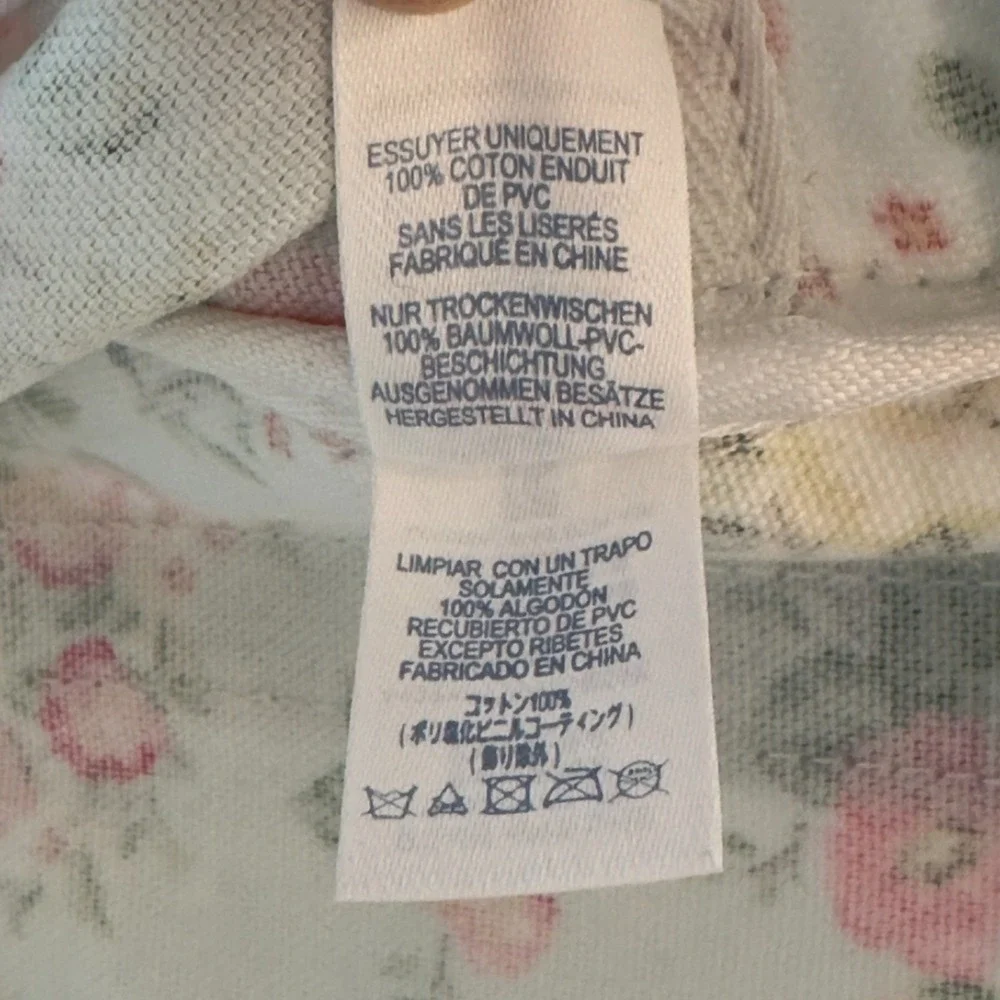 Cath Kidston Cath Kids Small Hand Bag w/‎ Coin Purse PVC Coated Cotton-Floral